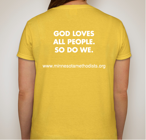 Minnesota Methodists Fundraiser - unisex shirt design - back