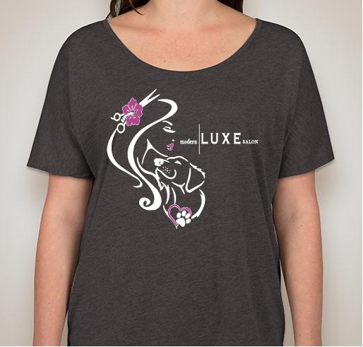 Luxe Loves Paws Fundraiser - unisex shirt design - front
