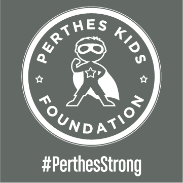 #PerthesStrong Sports Water Bottle for Perthes Kids shirt design - zoomed