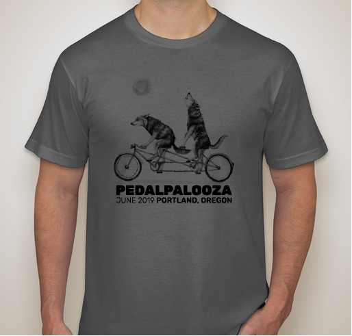 Pedalpalooza 2019 Fundraiser - unisex shirt design - small