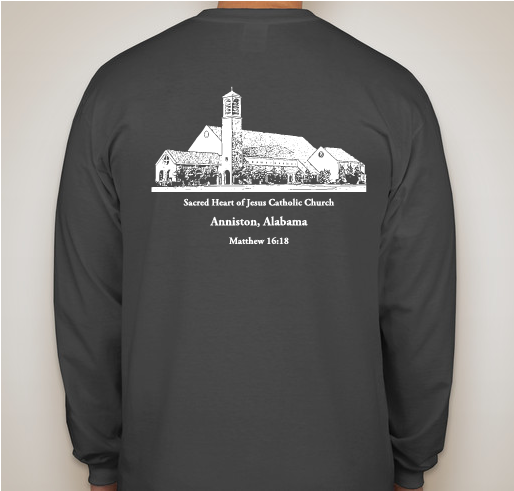 Sacred Heart Catholic Church 2019 NCYC Senior High Youth Fundraiser Fundraiser - unisex shirt design - back