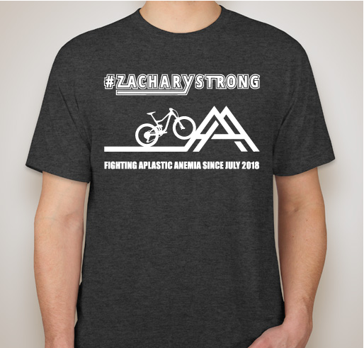 #zacharystrong Tri-Blend Short Sleeve T-Shirt Fundraiser - unisex shirt design - front