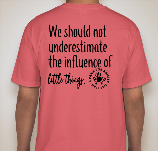 Puppy House Papillon Room Fundraiser - unisex shirt design - back