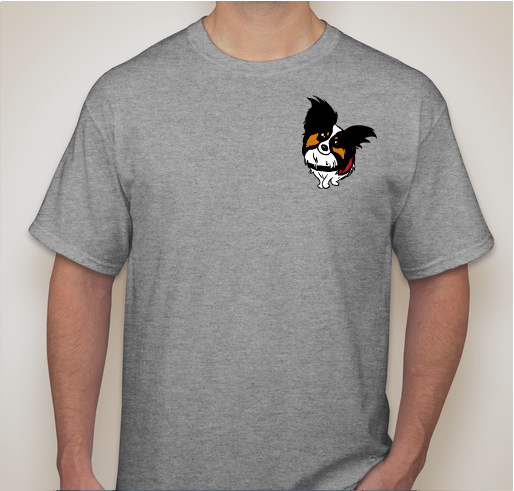 Puppy House Papillon Room Fundraiser - unisex shirt design - front