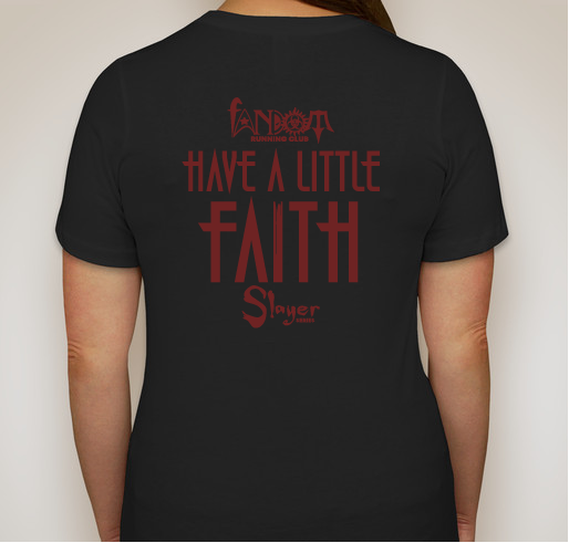 Five x 5k Fundraiser - unisex shirt design - back