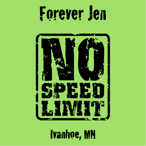 Forever Jen Memorial Run, Inc shirt design - zoomed