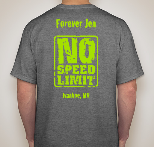 Forever Jen Memorial Run, Inc Fundraiser - unisex shirt design - back