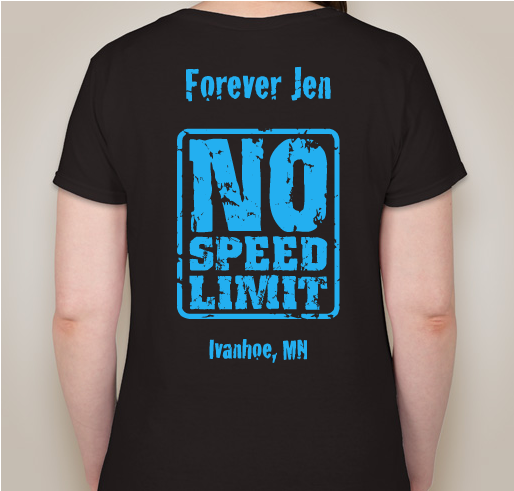 Forever Jen Memorial Run, Inc Fundraiser - unisex shirt design - back