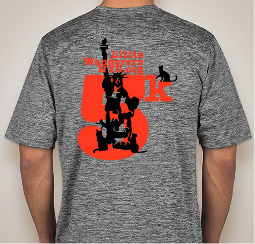 (RELAUNCH! Order your shirt by Saturday Sept. 7th!!!) Little Wanderers NYC Virtual 5K Walk/Run Fundraiser - unisex shirt design - back