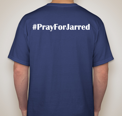 Jarred’s Road To Recovery Fundraiser - unisex shirt design - back