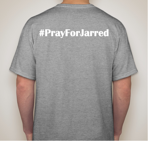 Jarred’s Road To Recovery Fundraiser - unisex shirt design - back