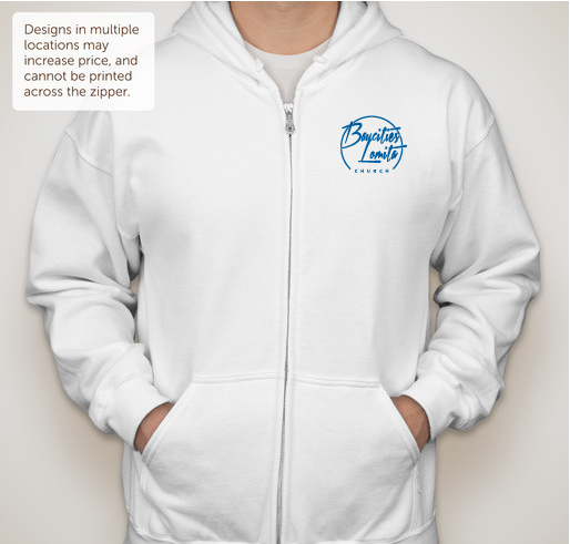 Baycities Lomita Summer 2019 Merchandise Zip Hoodie Fundraiser - unisex shirt design - front