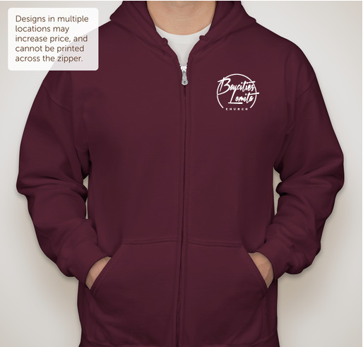 Baycities Lomita Summer 2019 Merchandise Zip Hoodie Fundraiser - unisex shirt design - front