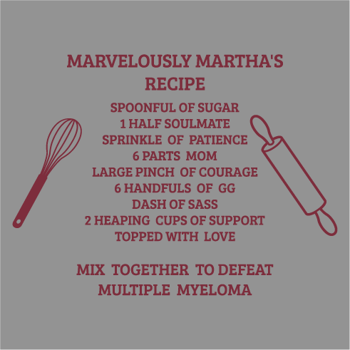 Marvelously Martha shirt design - zoomed