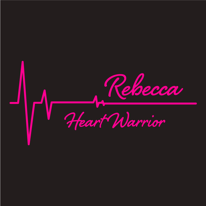 Becca's Journey to a New Heart shirt design - zoomed
