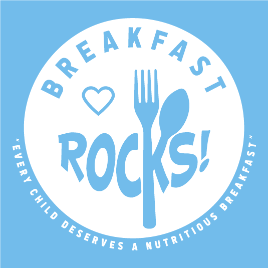 Breakfast Rocks shirt design - zoomed