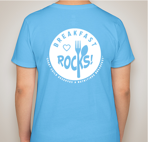 Breakfast Rocks Fundraiser - unisex shirt design - back