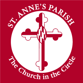 St. Anne's Episcopal Church @ Annapolis Pride shirt design - zoomed