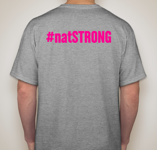 #natSTRONG Fundraiser - unisex shirt design - back