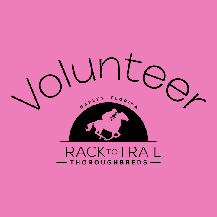 Track to Trail - helping injured ex racehorses start a second career shirt design - zoomed