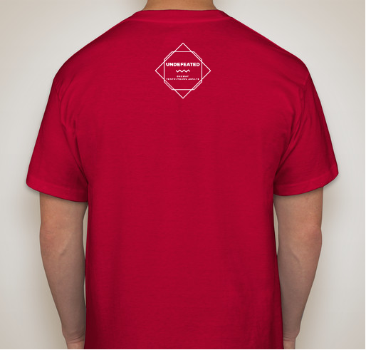 ONEWAY “UNDEFEATED 2019 Tee” Fundraiser - unisex shirt design - back