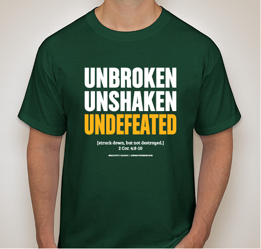 ONEWAY “UNDEFEATED 2019 Tee” Fundraiser - unisex shirt design - front