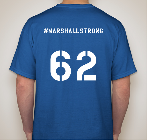 Marshall Strong Fundraiser - unisex shirt design - back