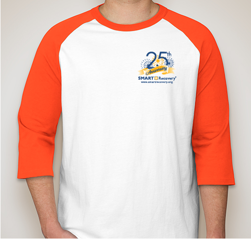 SMART Recovery 25th Anniversary T-shirts Fundraiser - unisex shirt design - front