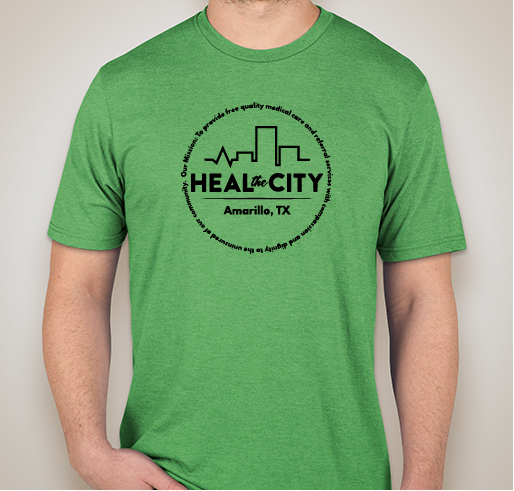 Heal the City Fundraiser - unisex shirt design - front