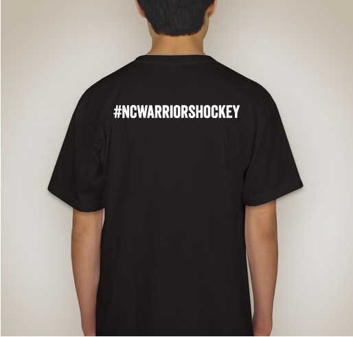 Show Your Pride For The North Carolina Warriors Hockey Team Fundraiser - unisex shirt design - back