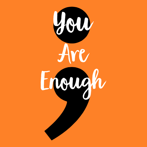 You Are Enough - WFLC shirt design - zoomed