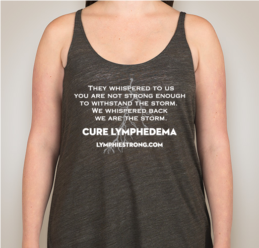 Lymphie Strong Awareness Storm Fundraiser - unisex shirt design - front