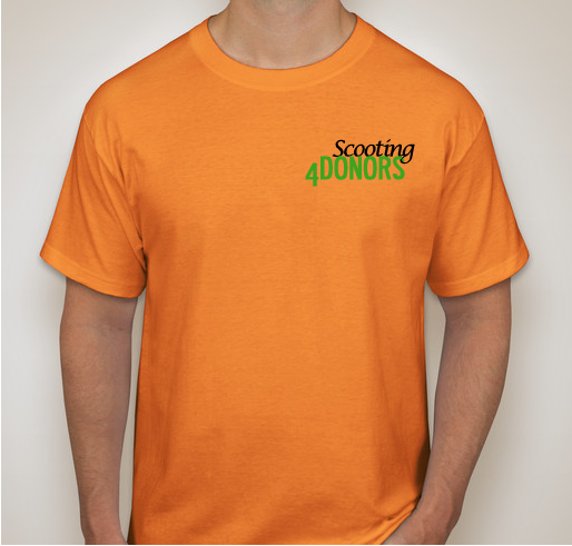 Scooting4Donors Shirt Sale Fundraiser - unisex shirt design - small