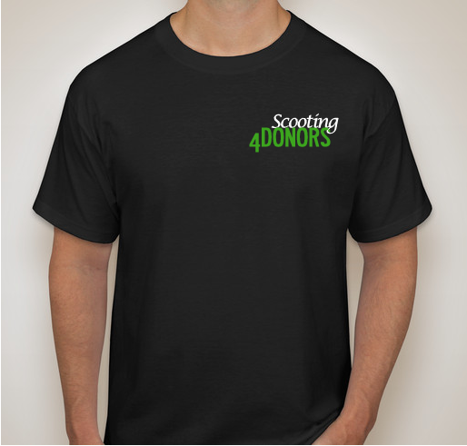 Scooting4Donors Shirt Sale Fundraiser - unisex shirt design - small