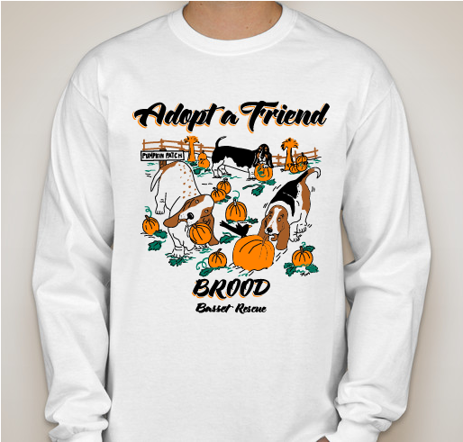 Buy a BROOD Ramble "Adopt a Friend" T-shirt Fundraiser - unisex shirt design - front