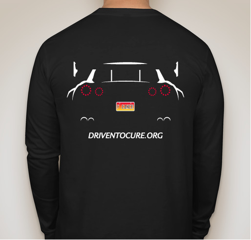 Built to Drive, Driven To Cure - GTR Silhouette Fundraiser - unisex shirt design - back