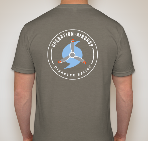 Operation Airdrop Swag - T-Shirt Edition Fundraiser - unisex shirt design - back