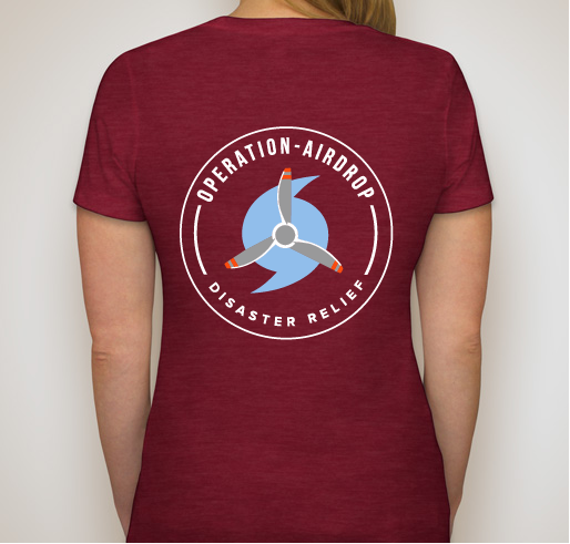 Operation Airdrop Swag - T-Shirt Edition Fundraiser - unisex shirt design - back