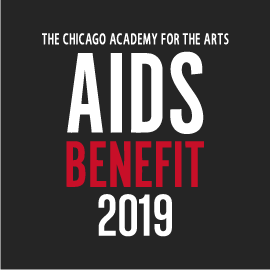 The Chicago Academy for the Arts 23rd Annual AIDS Benefit shirt design - zoomed