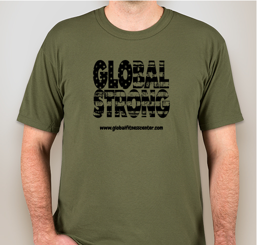 Global Fitness Folds of Honor Fundraiser - unisex shirt design - front