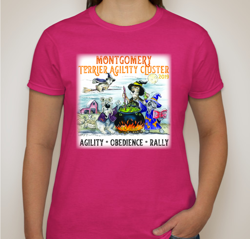 Montgomery Terrier Agility Cluster 2019 Commemorative Gear Fundraiser - unisex shirt design - front