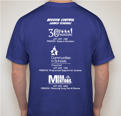 We're on a Mission! Fundraiser - unisex shirt design - back