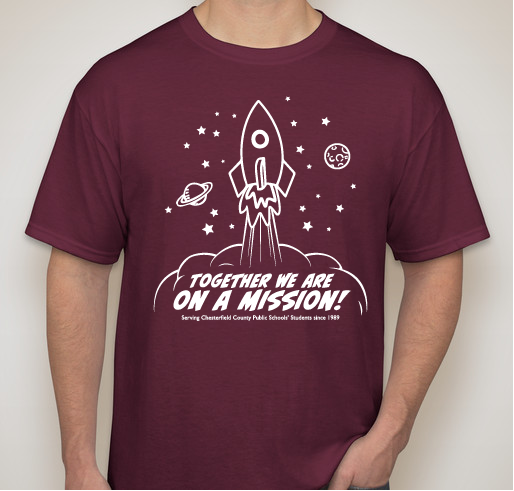 We're on a Mission! Fundraiser - unisex shirt design - front