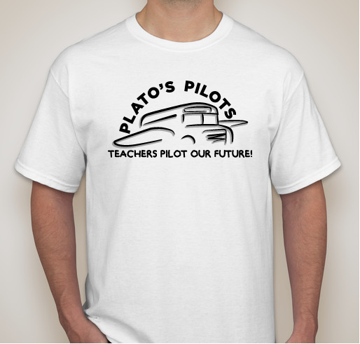 Plato's Pilots Fundraiser - unisex shirt design - front