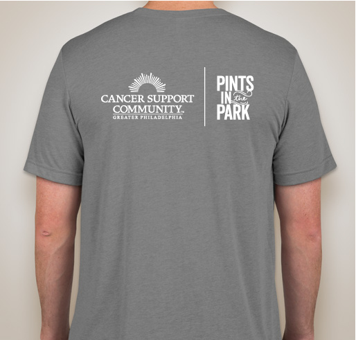 Cancer Support Community Greater Philadelphia | Pints in the Park 2019 Fundraiser Tshirt Fundraiser - unisex shirt design - back