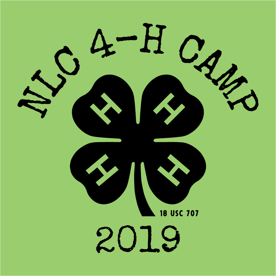 New London County 4-H Camp shirt design - zoomed