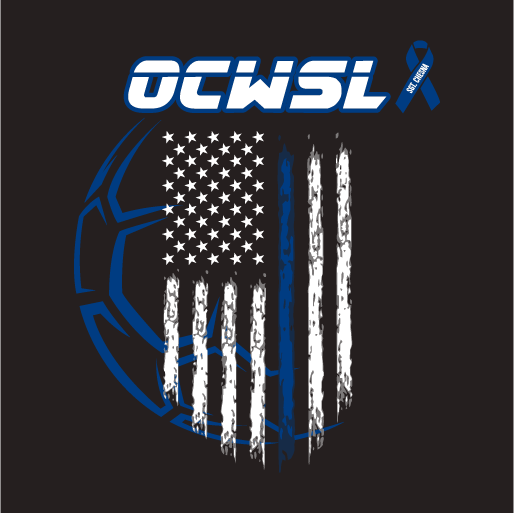 OCWSL Supports the SGT Michael Chesna Memorial Soccer Jamboree shirt design - zoomed
