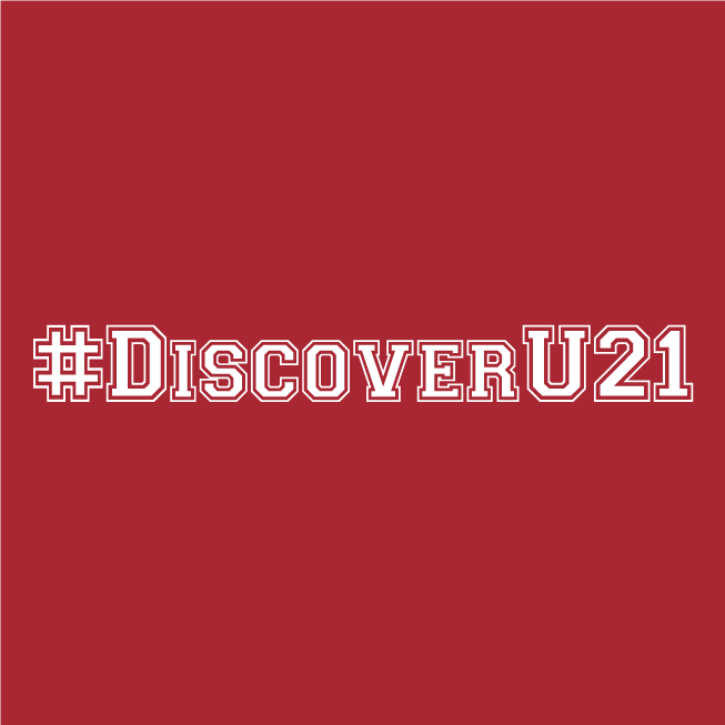 #DiscoverU21 project helps students discover their life goals and dreams! shirt design - zoomed