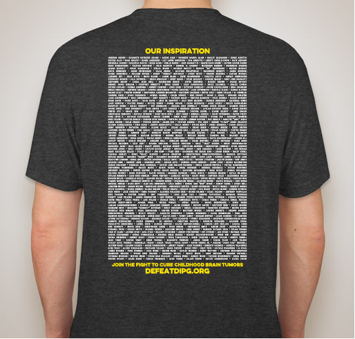 Dream Big & Defeat DIPG Fundraiser - unisex shirt design - back