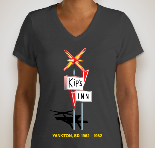 Kip's Inn neon star Tastee Treet fundraiser Fundraiser - unisex shirt design - front